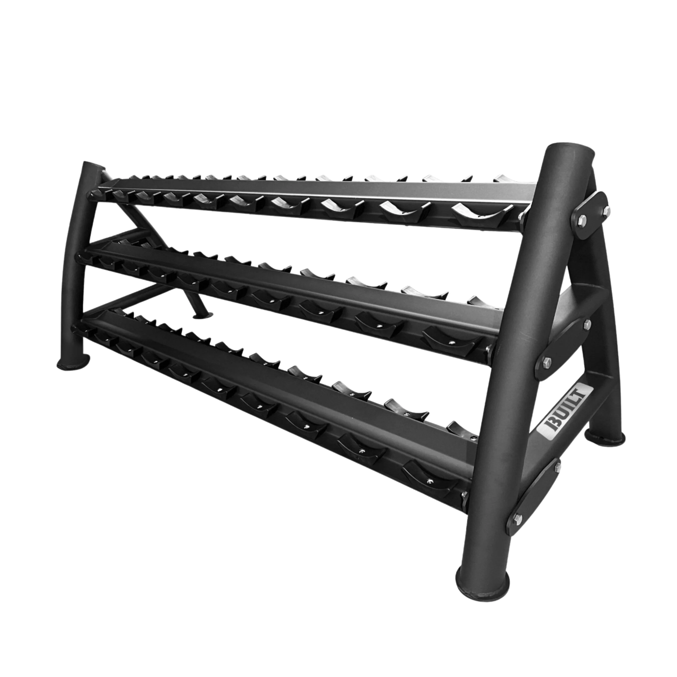 BUILT Strength Foundation Series Rubber Dumbbells (New) - Image 5