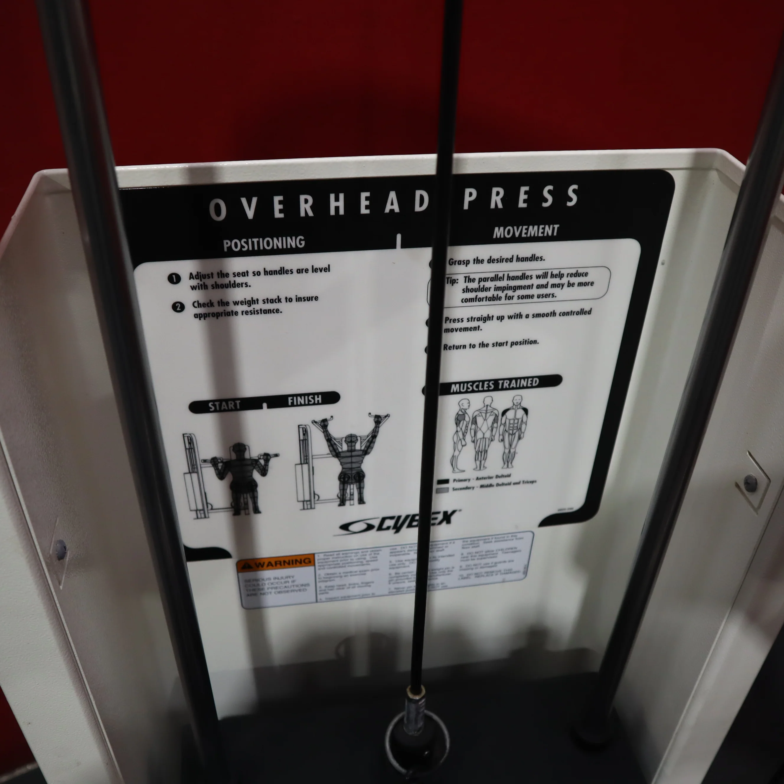 Cybex VR2 Overhead Press (Remanufactured) - Image 11